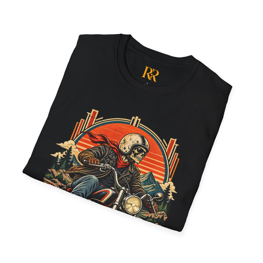Skeleton Biker Motorcycle T-Shirt