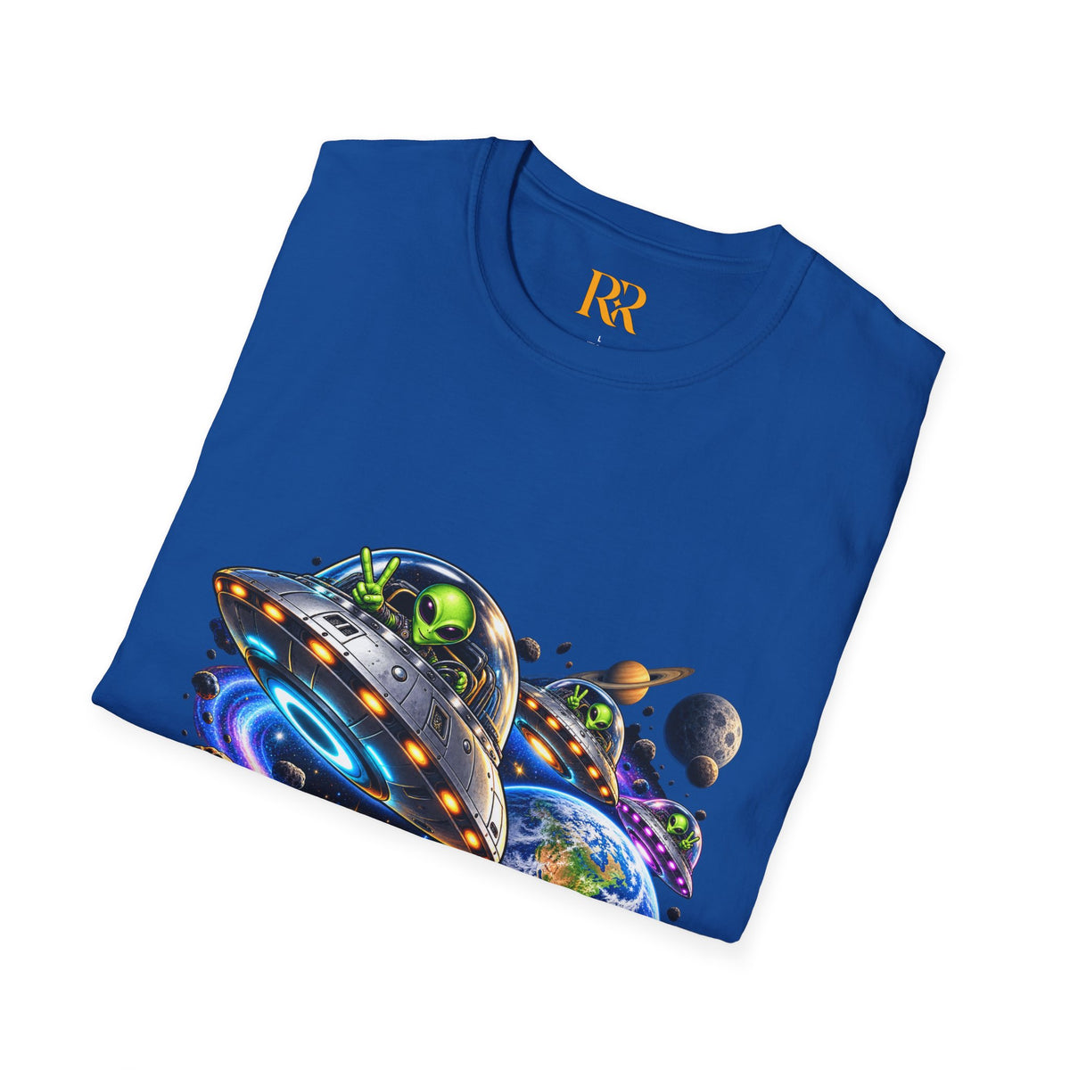 Cosmic UFO Alien Space Adventure T-Shirt