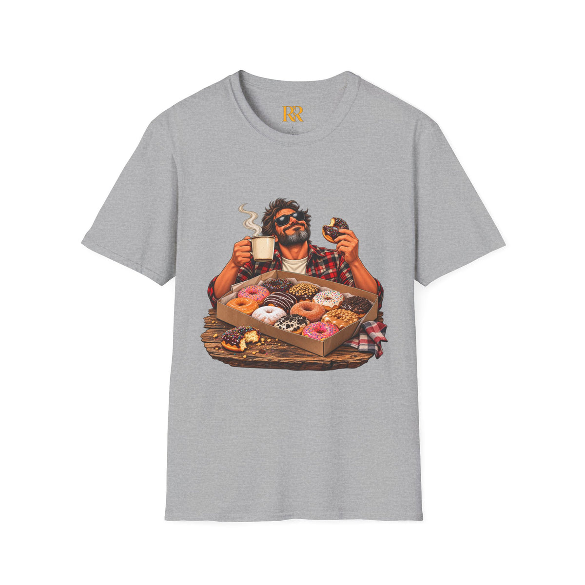 Donut Coffee Lover T-Shirt – Funny Breakfast Food Graphic Tee