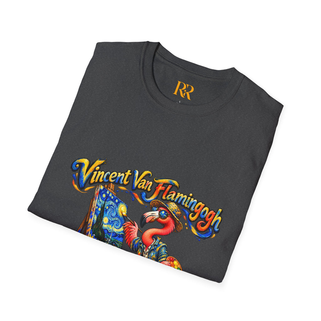 Vintage Flamingo Artist T-Shirt