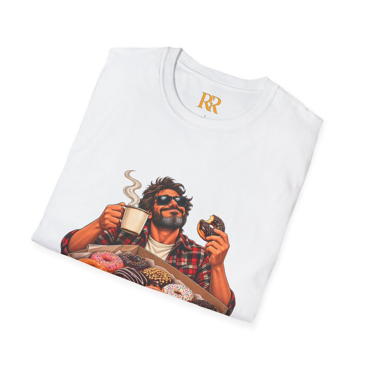 Donut Coffee Lover T-Shirt – Funny Breakfast Food Graphic Tee