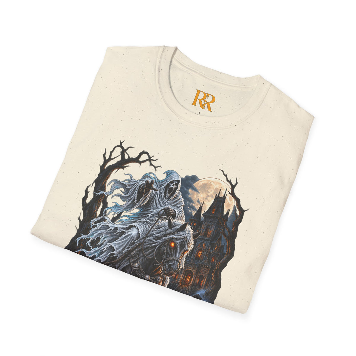 Dark Fantasy Grim Reaper Castle T-Shirt