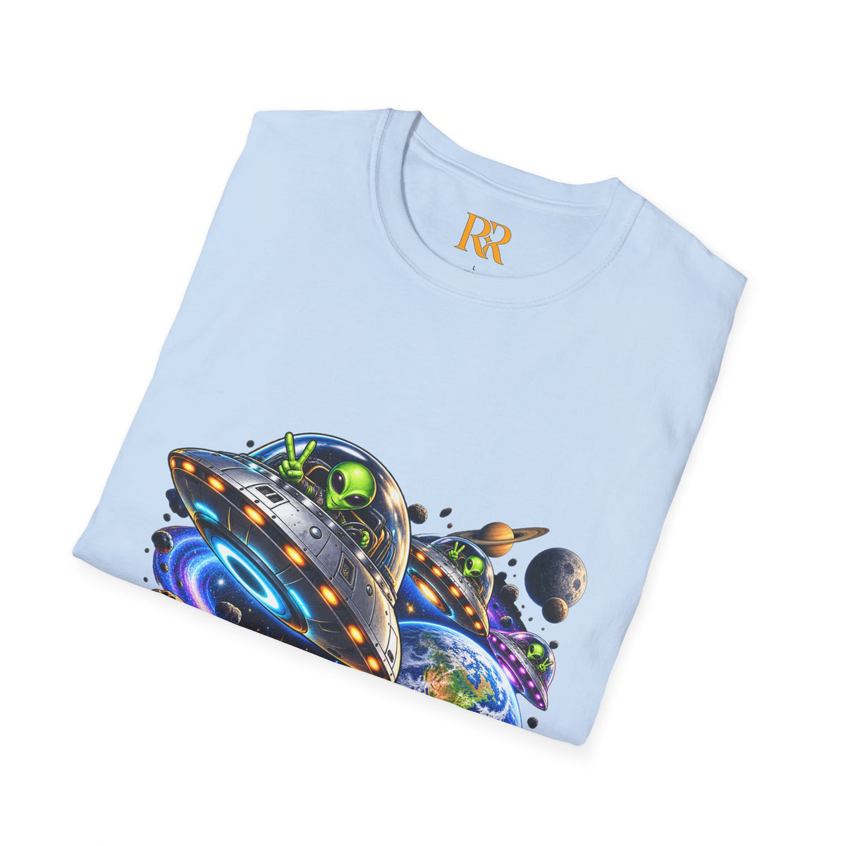 Cosmic UFO Alien Space Adventure T-Shirt