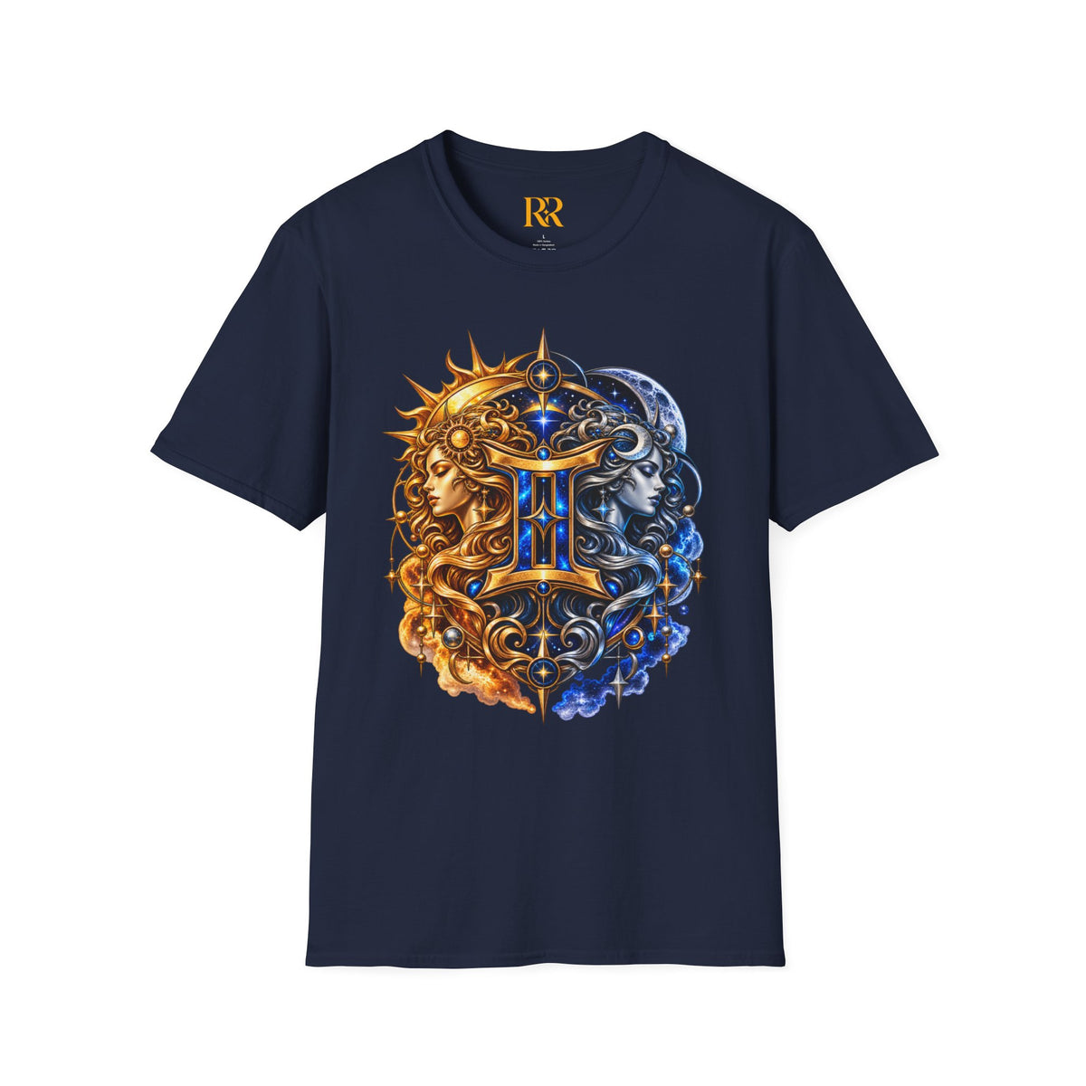 Gemini Sun and Moon Balance Celestial T-Shirt