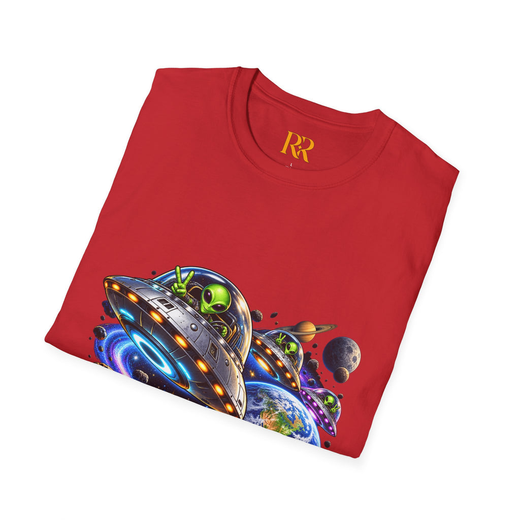 Cosmic UFO Alien Space Adventure T-Shirt