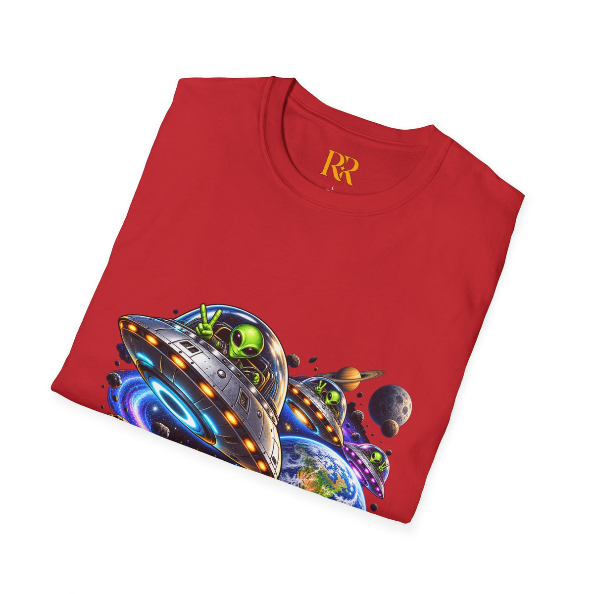 Cosmic UFO Alien Space Adventure T-Shirt