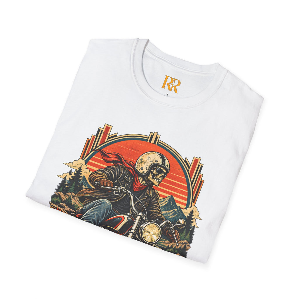Skeleton Biker Motorcycle T-Shirt