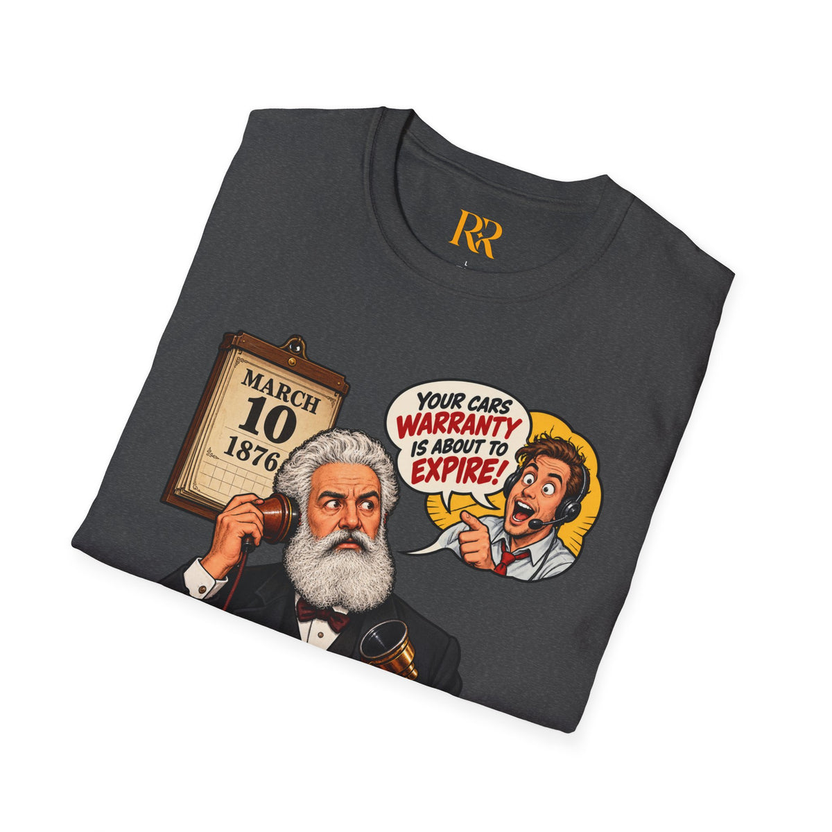 Alexander Graham Bell Telephone Patent T-Shirt – March 10, 1876 History Gift