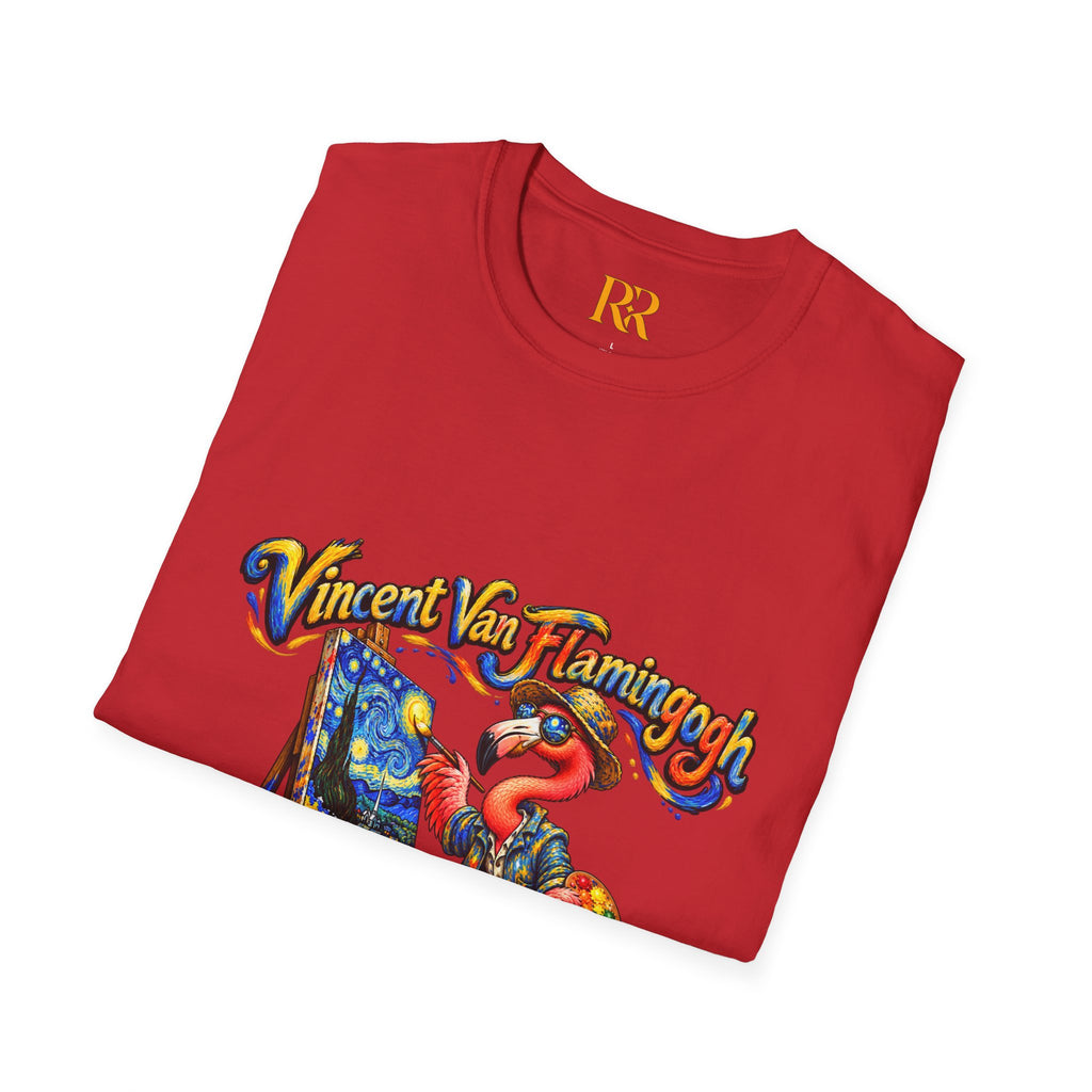 Vintage Flamingo Artist T-Shirt