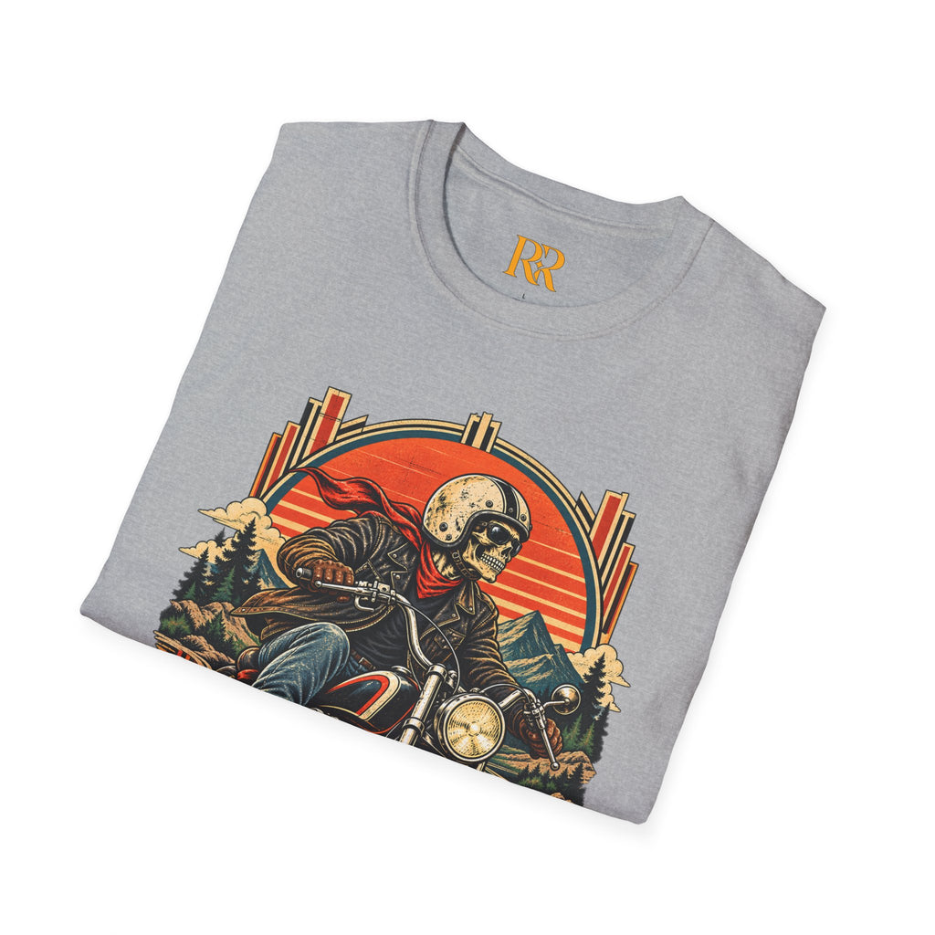 Skeleton Biker Motorcycle T-Shirt