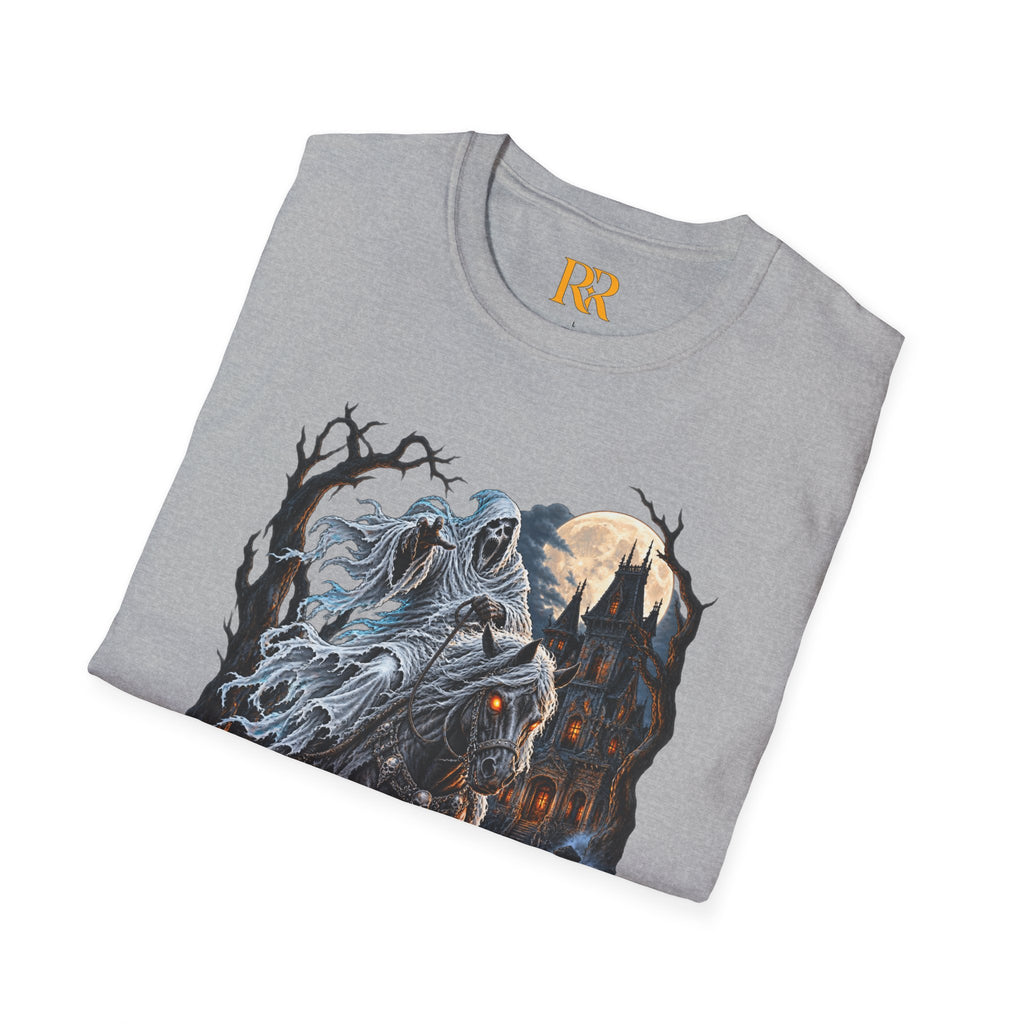 Dark Fantasy Grim Reaper Castle T-Shirt