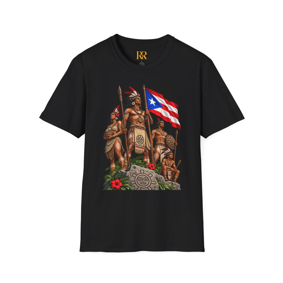 Puerto Rico Taino Heritage Flag T-Shirt