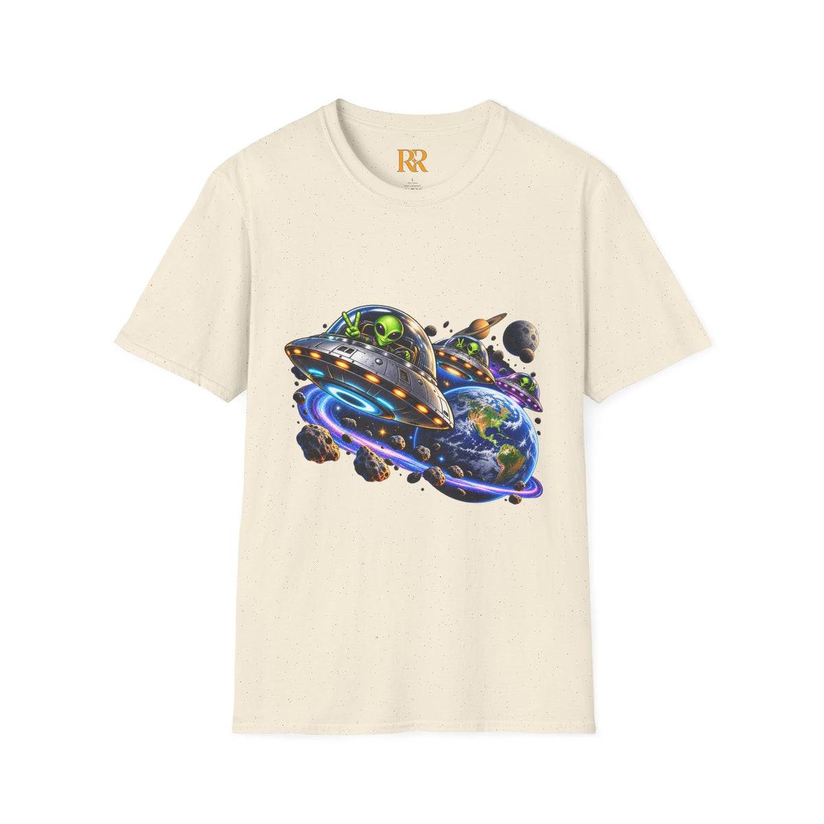 Cosmic UFO Alien Space Adventure T-Shirt