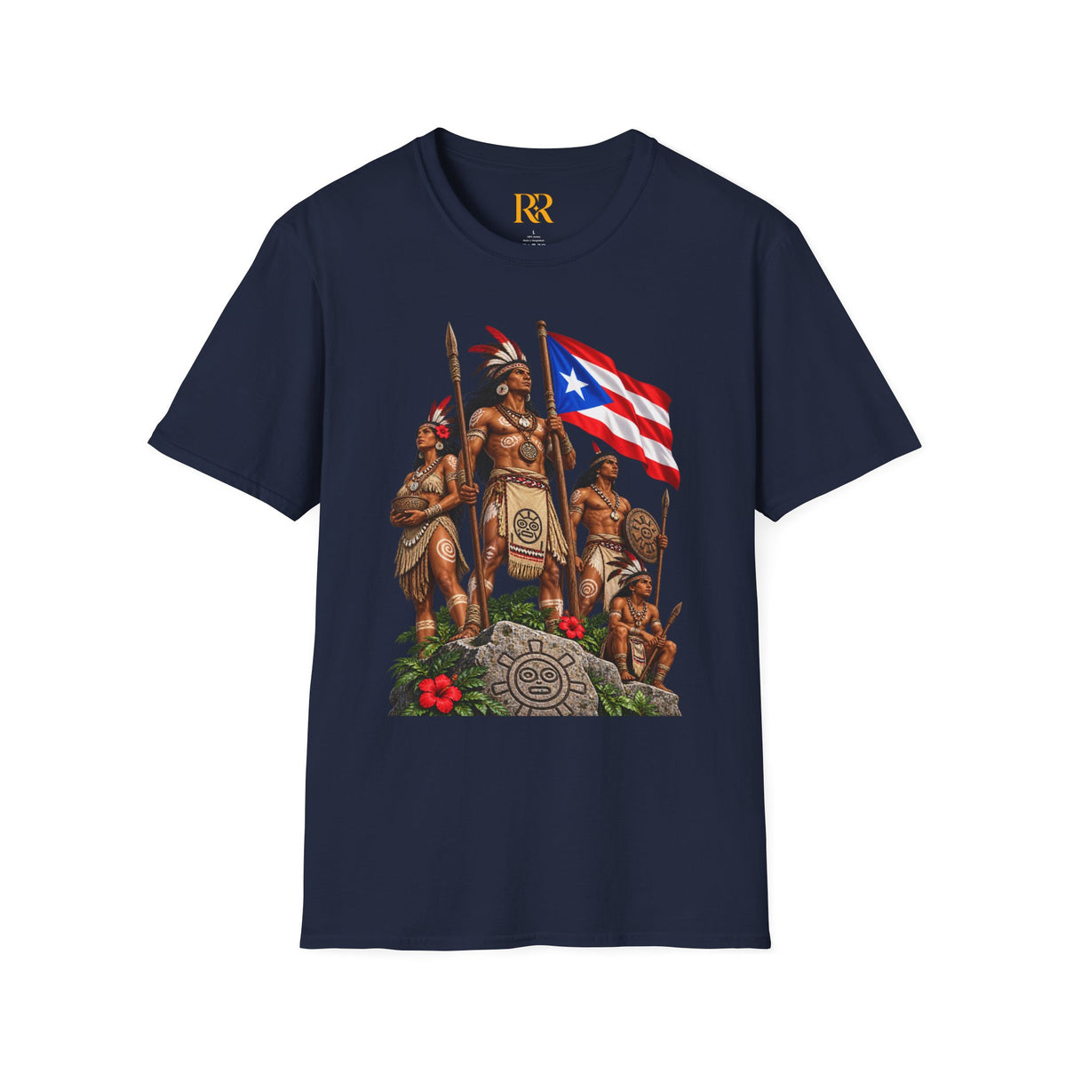 Puerto Rico Taino Heritage Flag T-Shirt