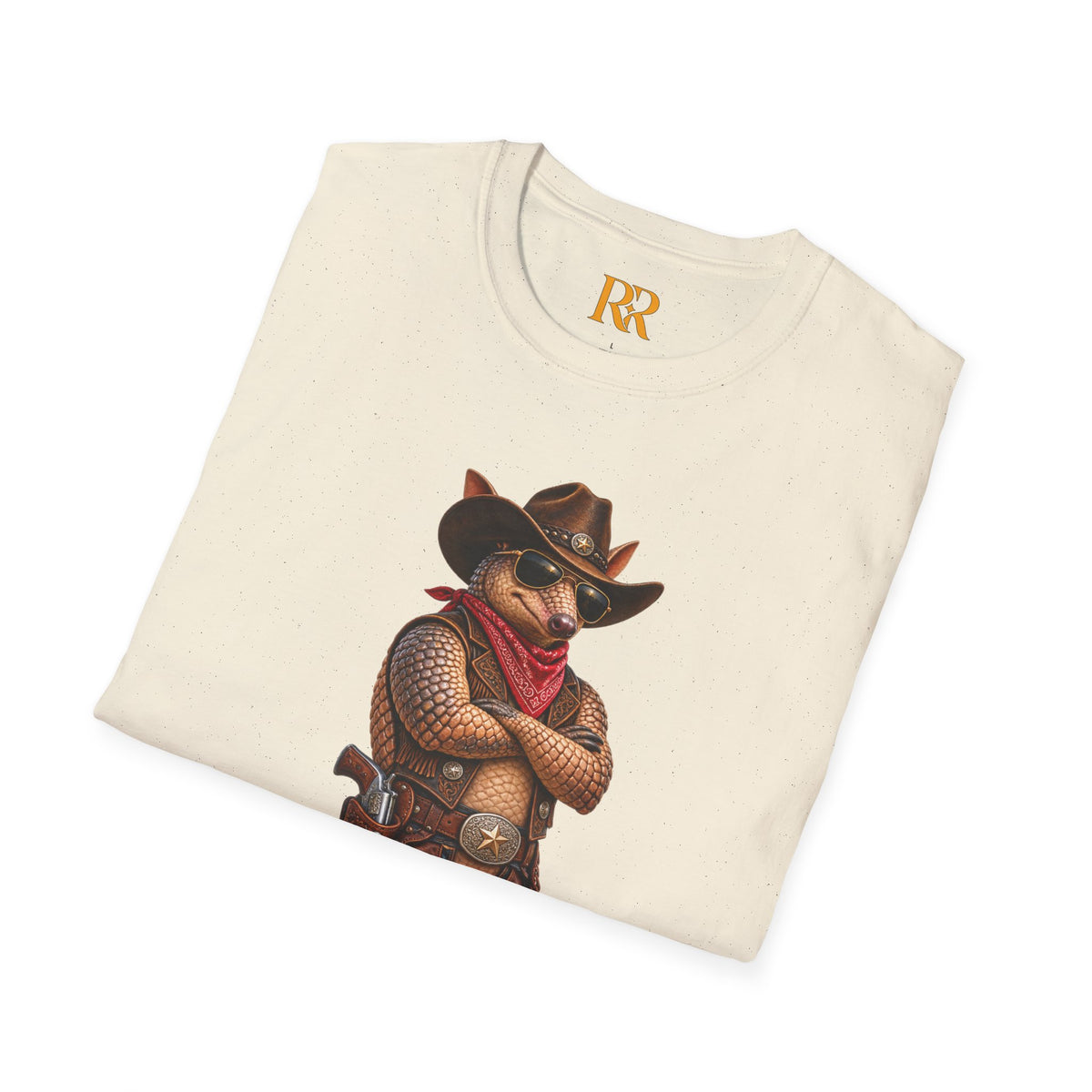 Cowboy Armadillo Western Graphic T-Shirt