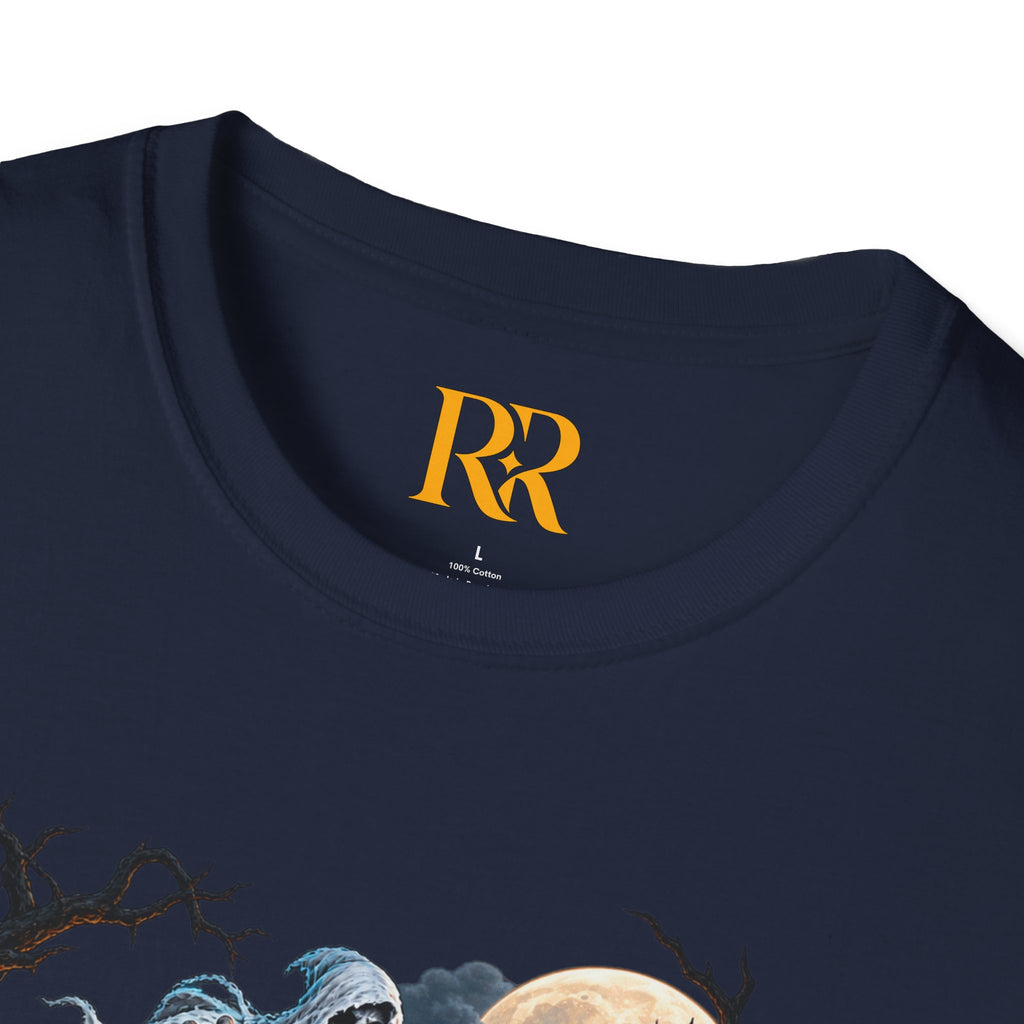 Dark Fantasy Grim Reaper Castle T-Shirt