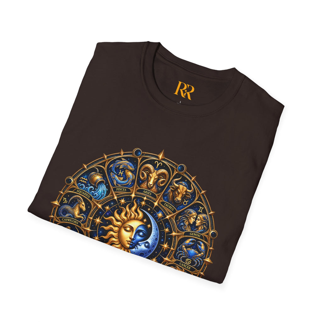 Celestial Sun and Moon Mandala T-Shirt
