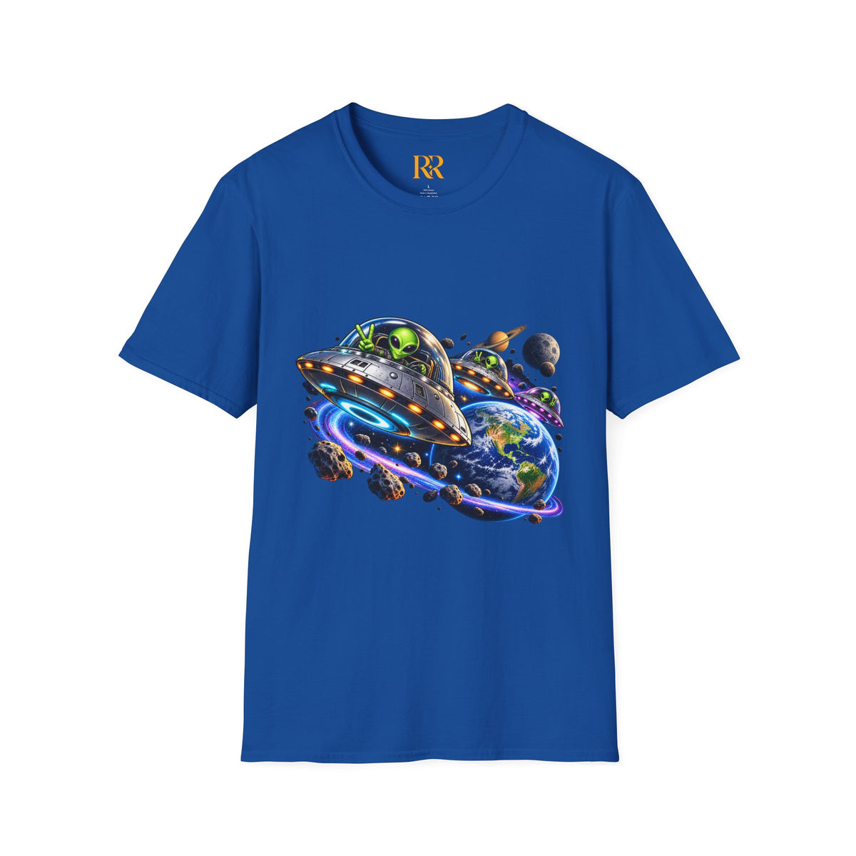 Cosmic UFO Alien Space Adventure T-Shirt