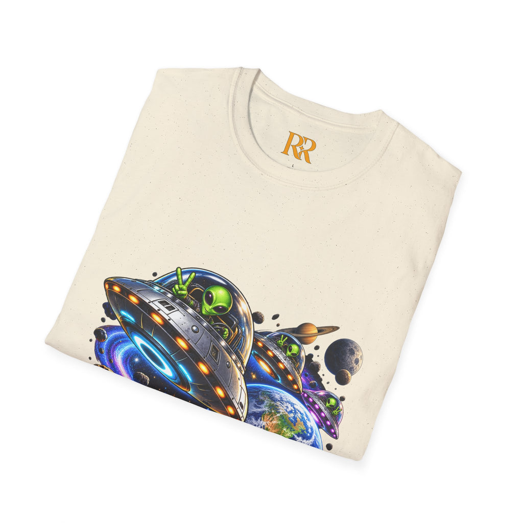 Cosmic UFO Alien Space Adventure T-Shirt