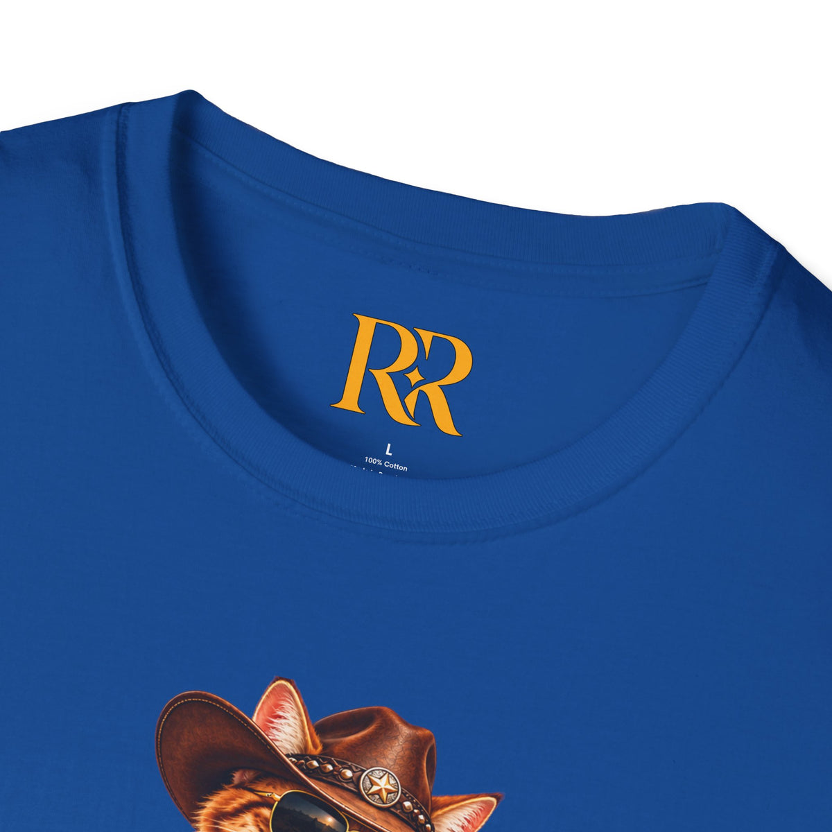 Funny Cowboy Cat T-Shirt – Western Animal Graphic Tee