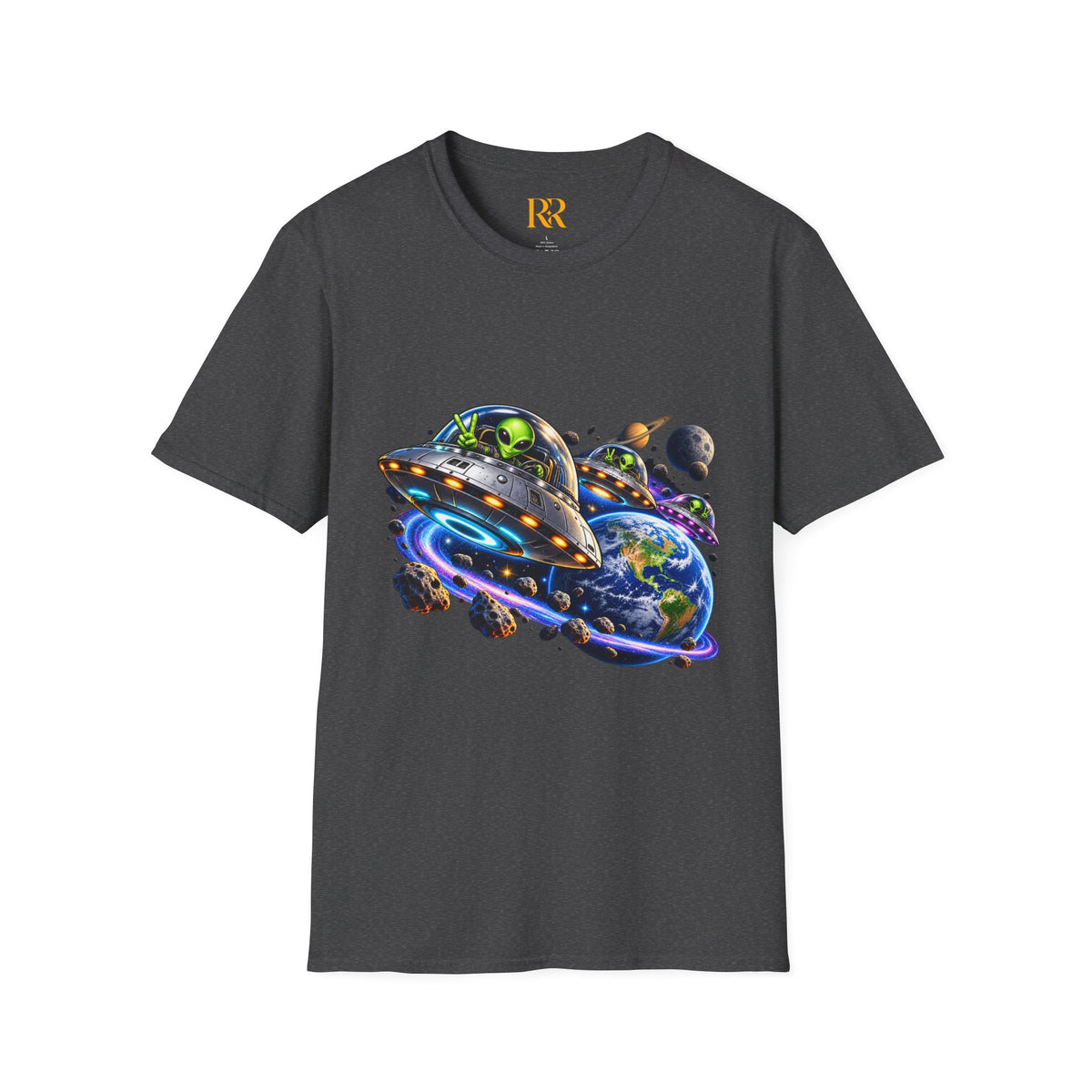 Cosmic UFO Alien Space Adventure T-Shirt