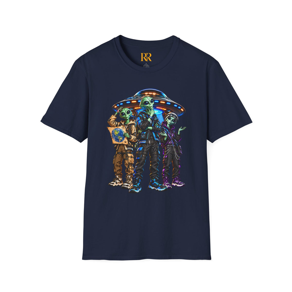 Alien Mushroom Psychedelic T-Shirt