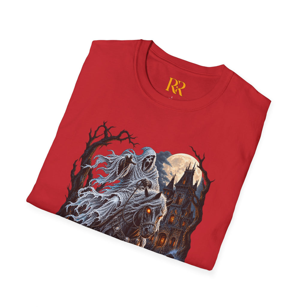 Dark Fantasy Grim Reaper Castle T-Shirt