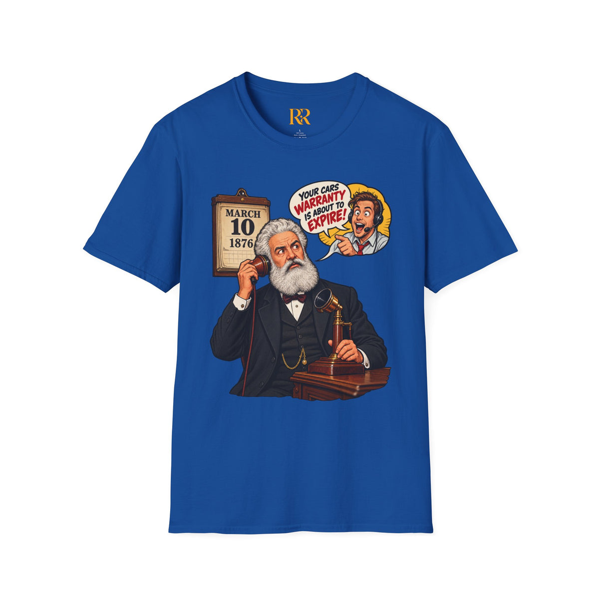 Alexander Graham Bell Telephone Patent T-Shirt – March 10, 1876 History Gift
