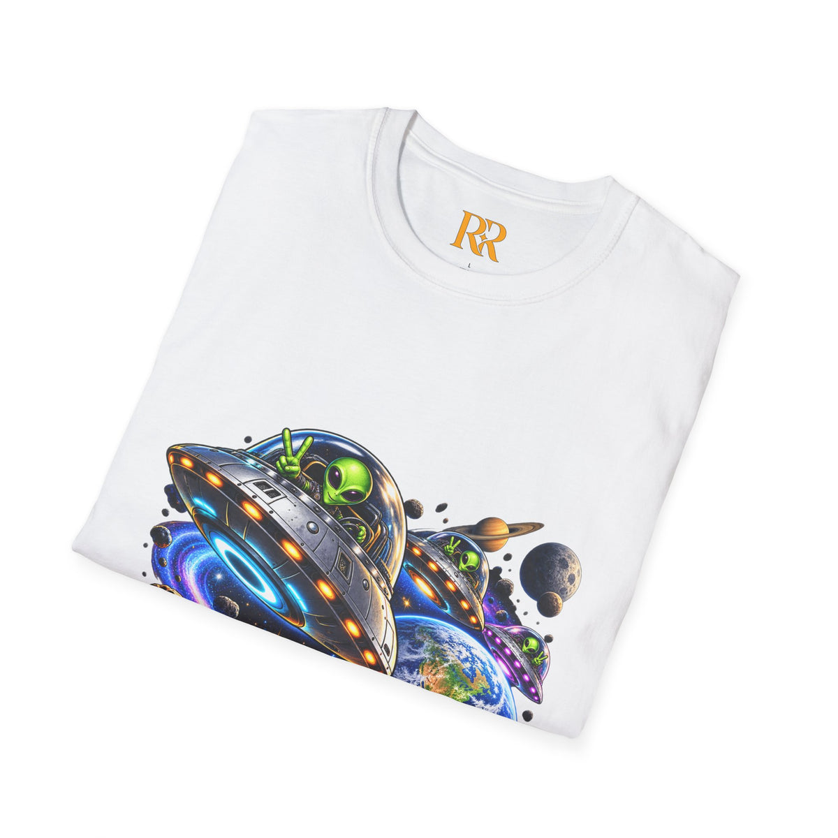 Cosmic UFO Alien Space Adventure T-Shirt