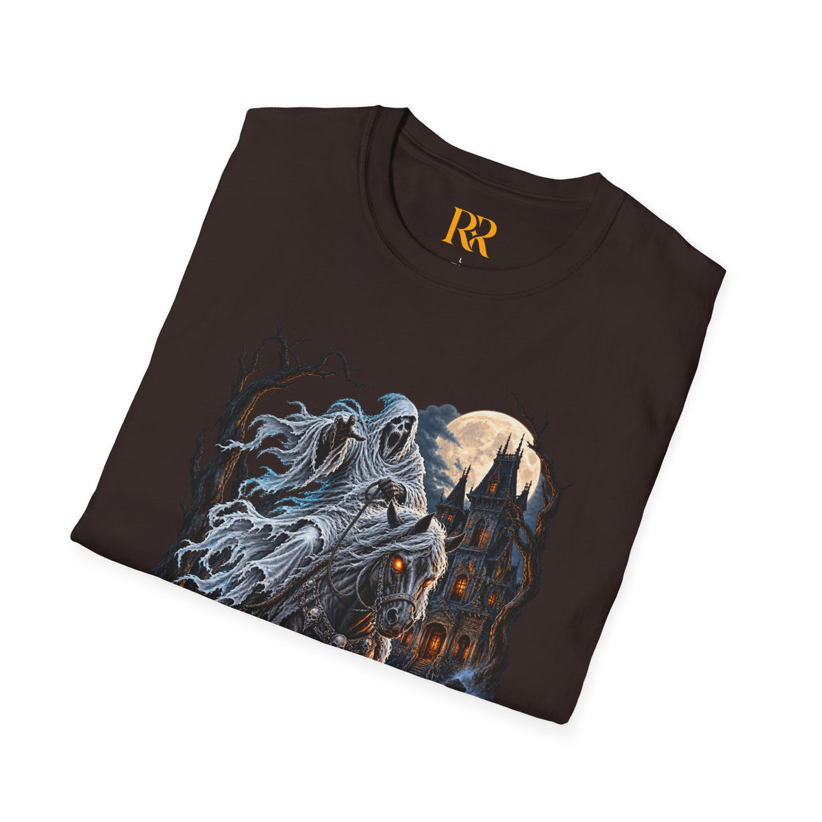 Dark Fantasy Grim Reaper Castle T-Shirt