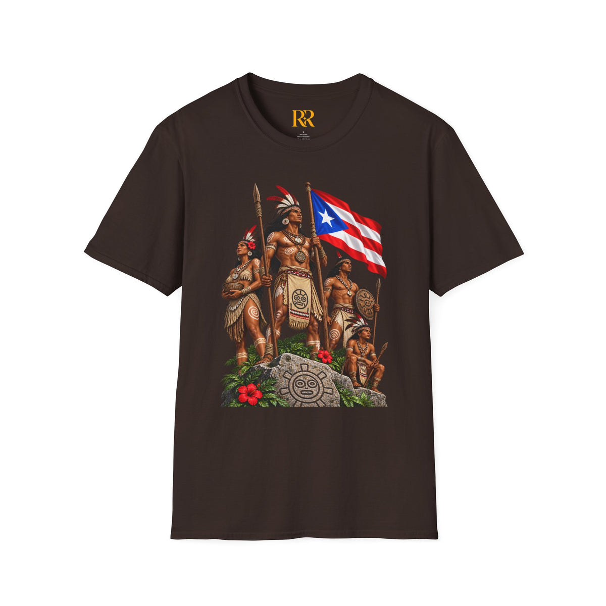 Puerto Rico Taino Heritage Flag T-Shirt