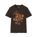 Caveman Riding T-Rex Dinosaur T-Shirt