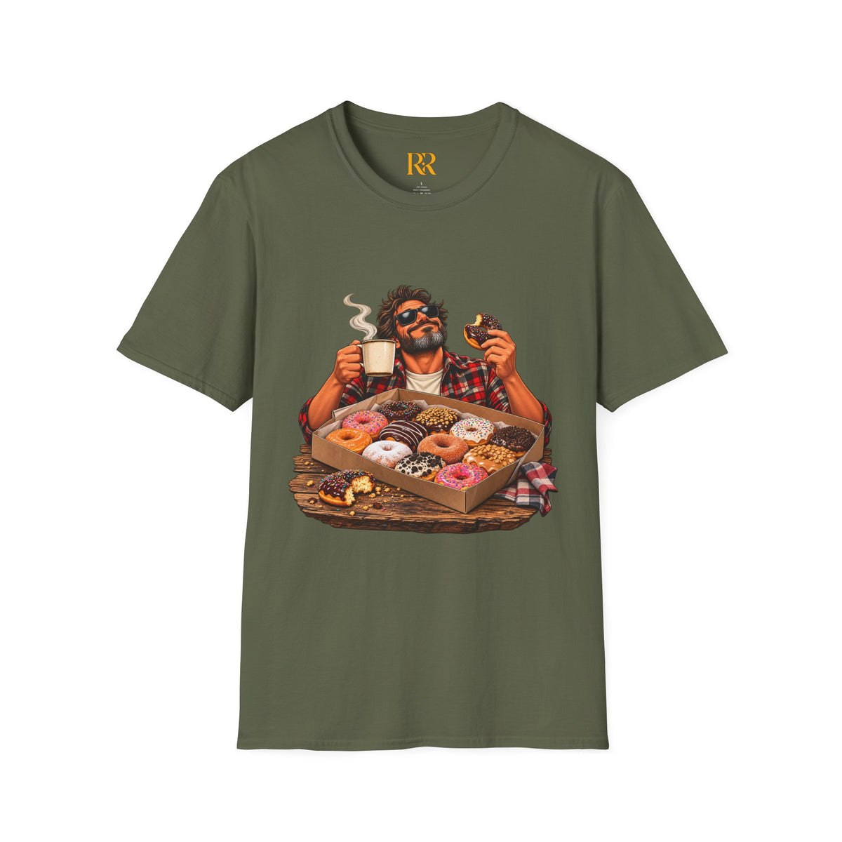 Donut Coffee Lover T-Shirt – Funny Breakfast Food Graphic Tee