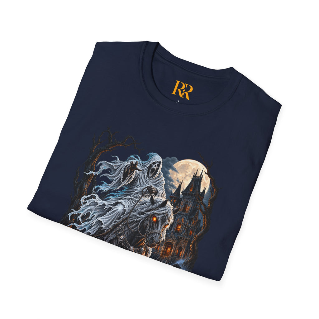 Dark Fantasy Grim Reaper Castle T-Shirt