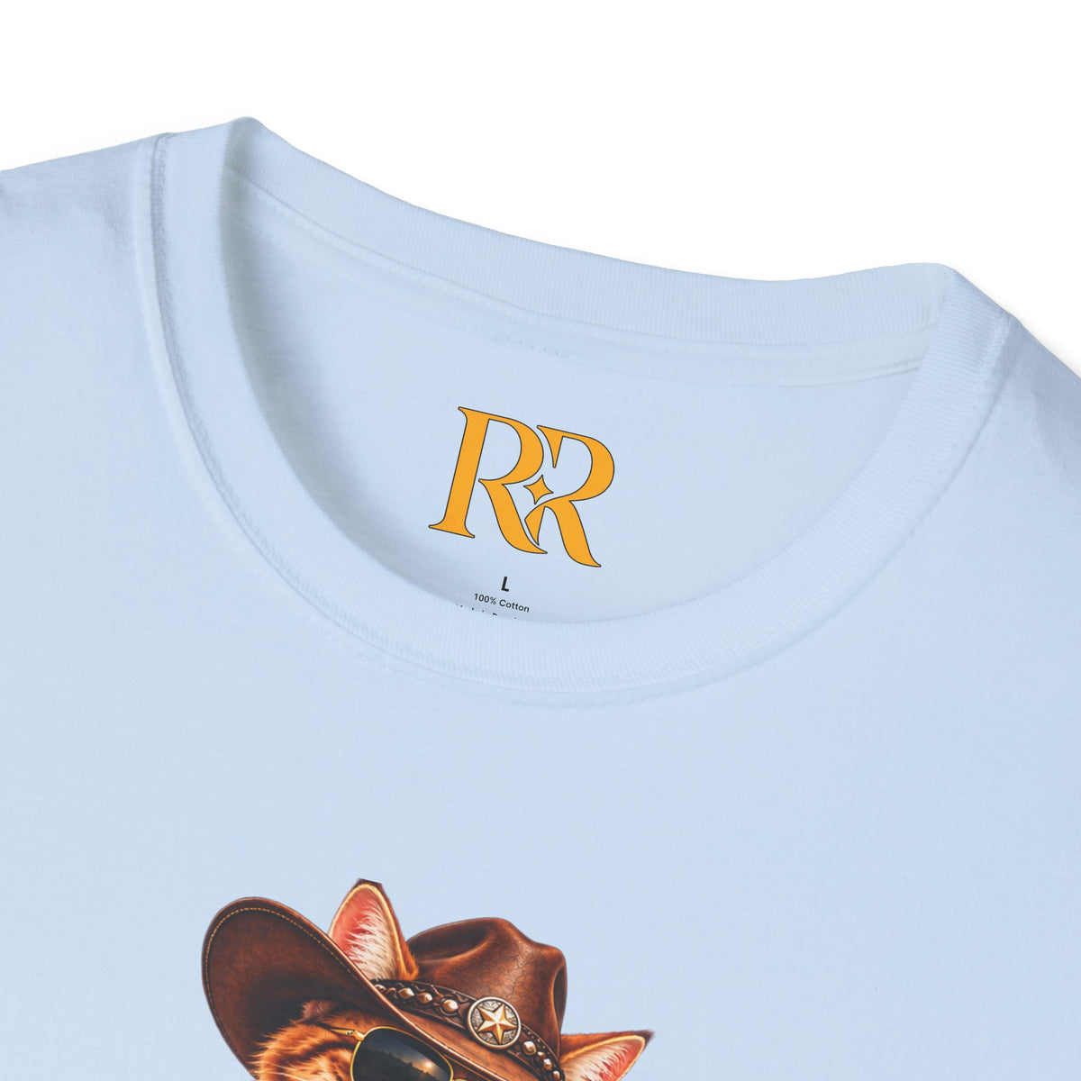 Funny Cowboy Cat T-Shirt – Western Animal Graphic Tee