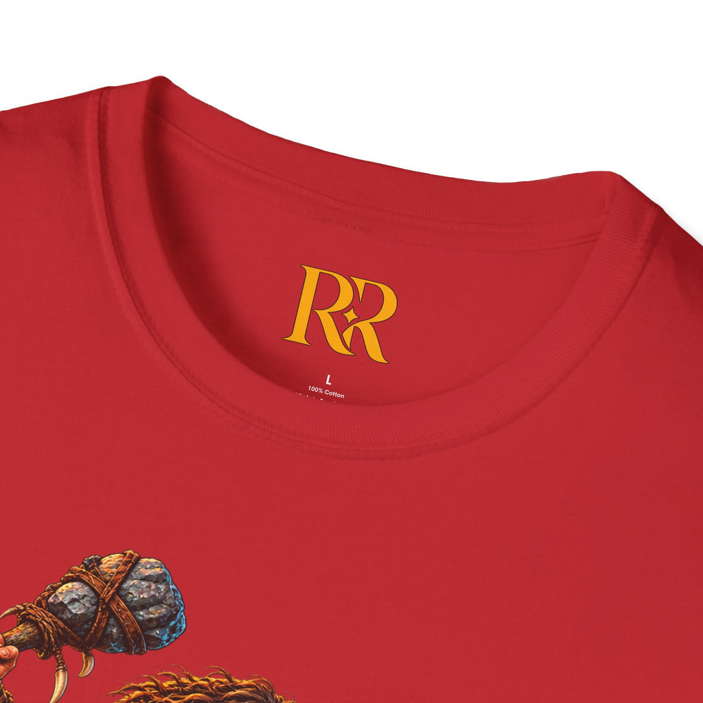Caveman Riding T-Rex Dinosaur T-Shirt
