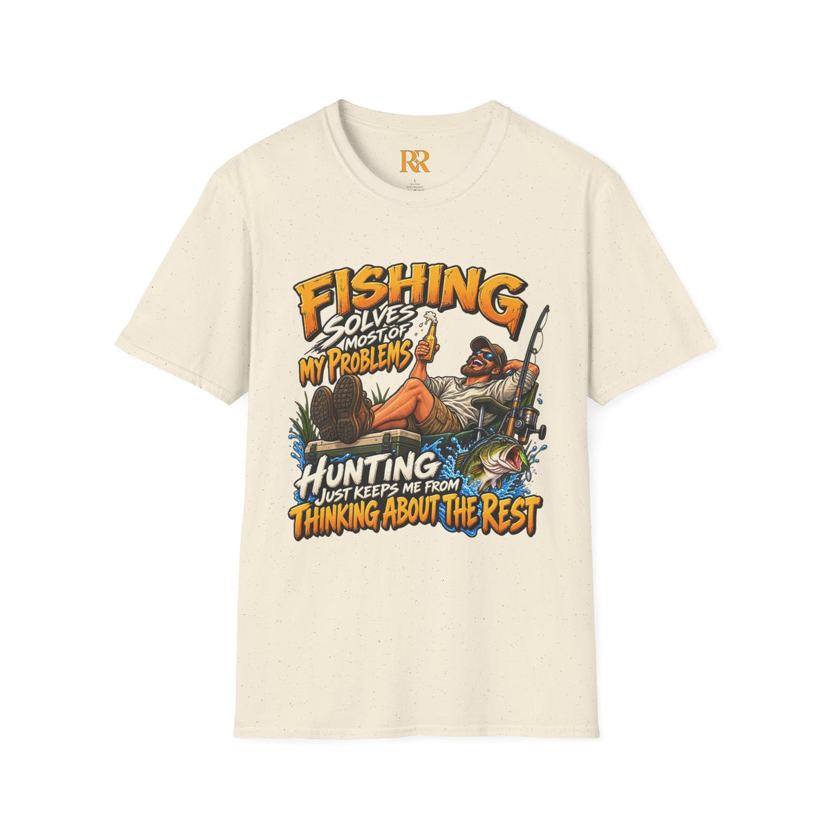 Fishing Solves Most of My Problems Hunting T-Shirt