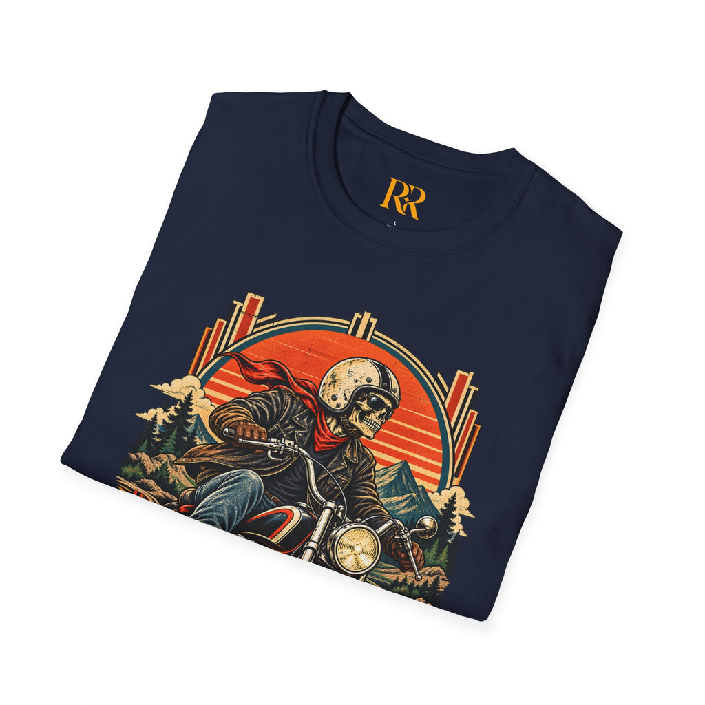 Skeleton Biker Motorcycle T-Shirt