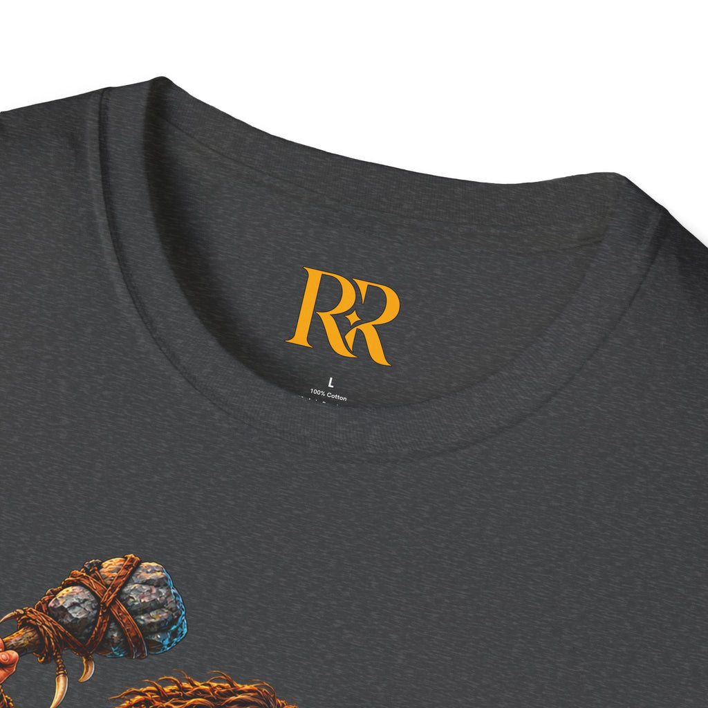Caveman Riding T-Rex Dinosaur T-Shirt