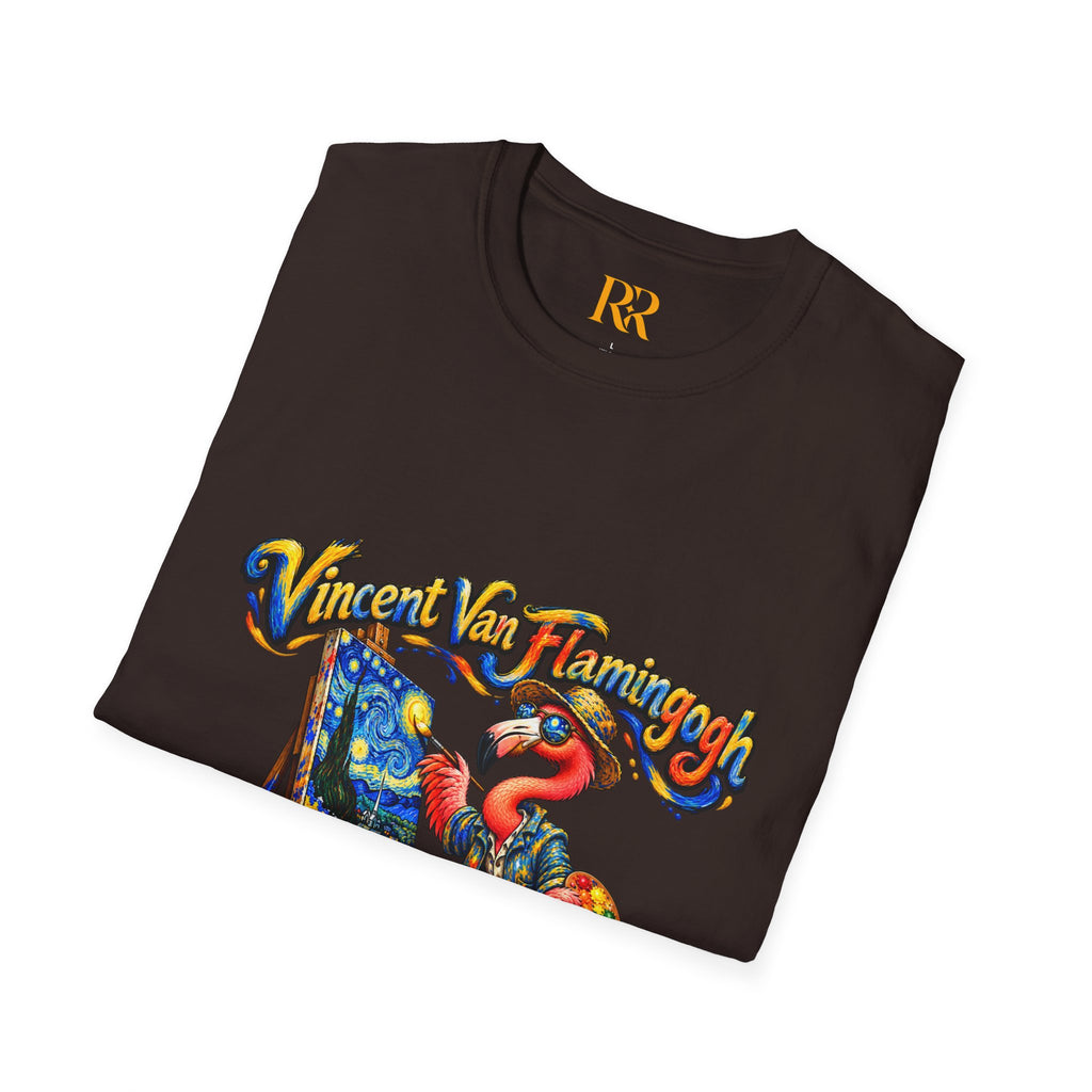 Vintage Flamingo Artist T-Shirt