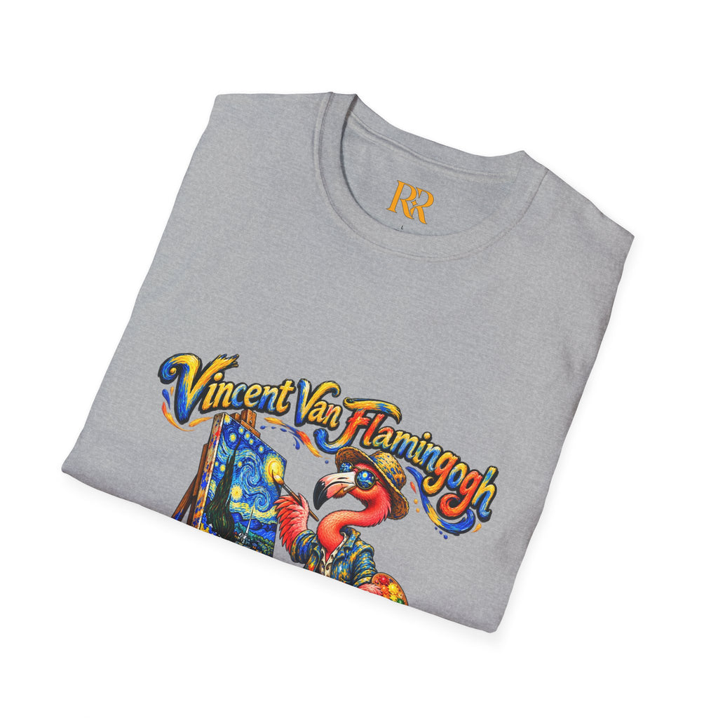 Vintage Flamingo Artist T-Shirt