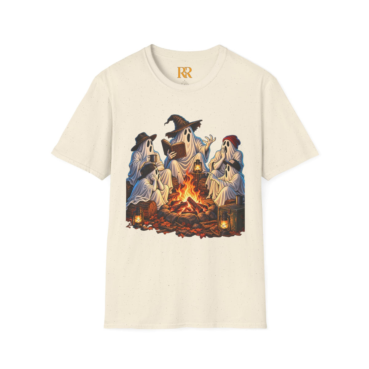 Ghosts around a Campfire Fantasy T-Shirt