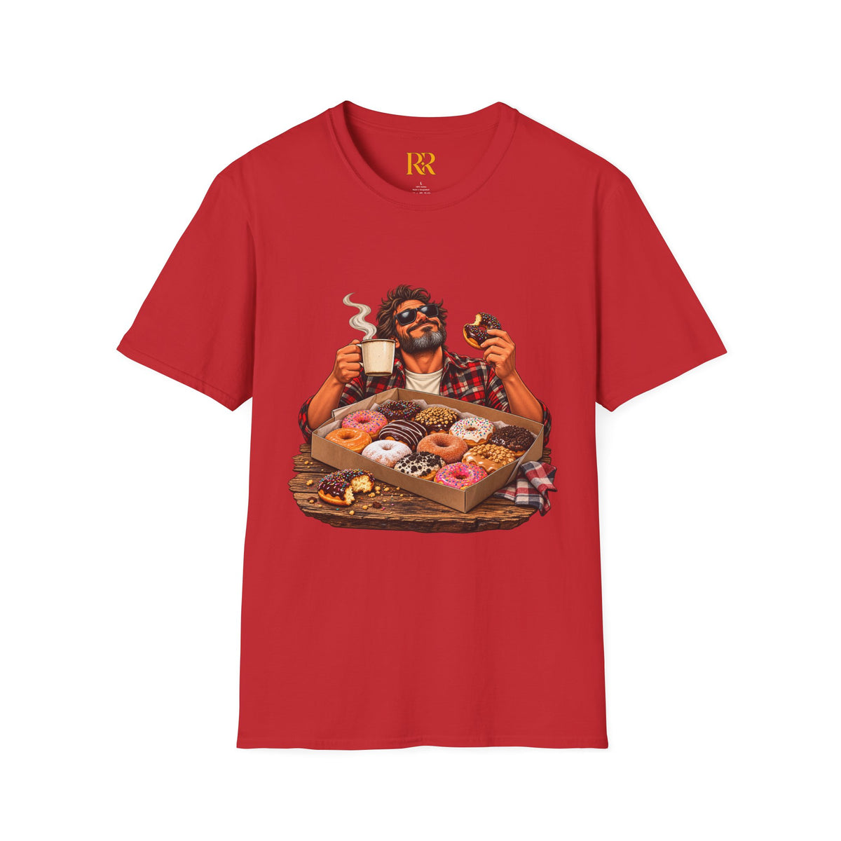 Donut Coffee Lover T-Shirt – Funny Breakfast Food Graphic Tee