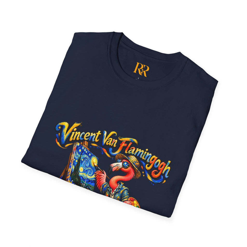 Vintage Flamingo Artist T-Shirt