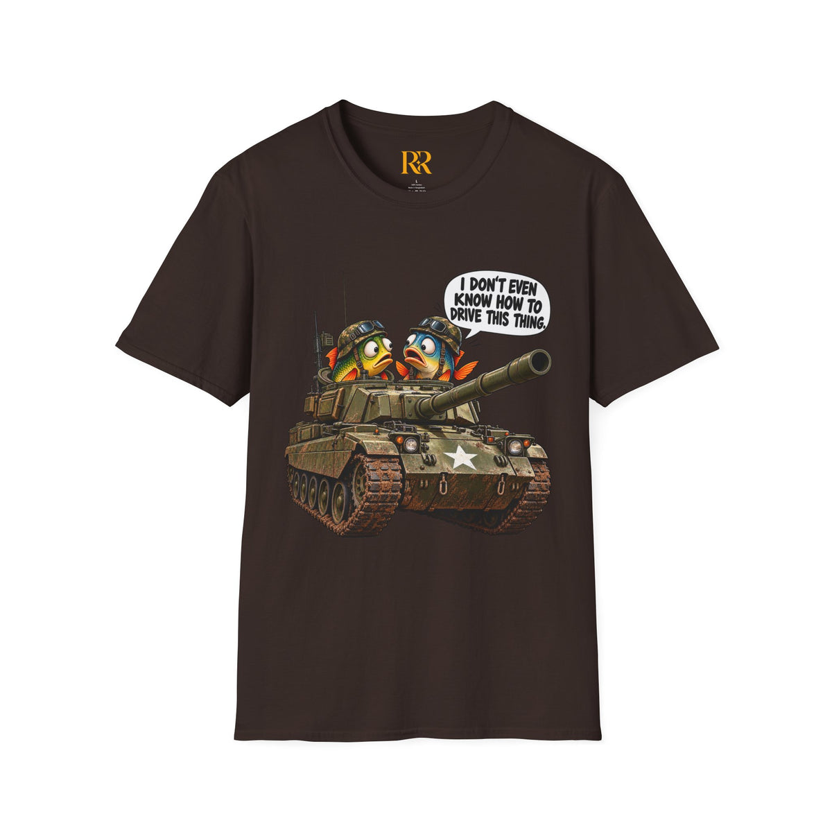 Funny Military Tank Crew T-Shirt – “I Don’t Even Know How to Drive This Thing”