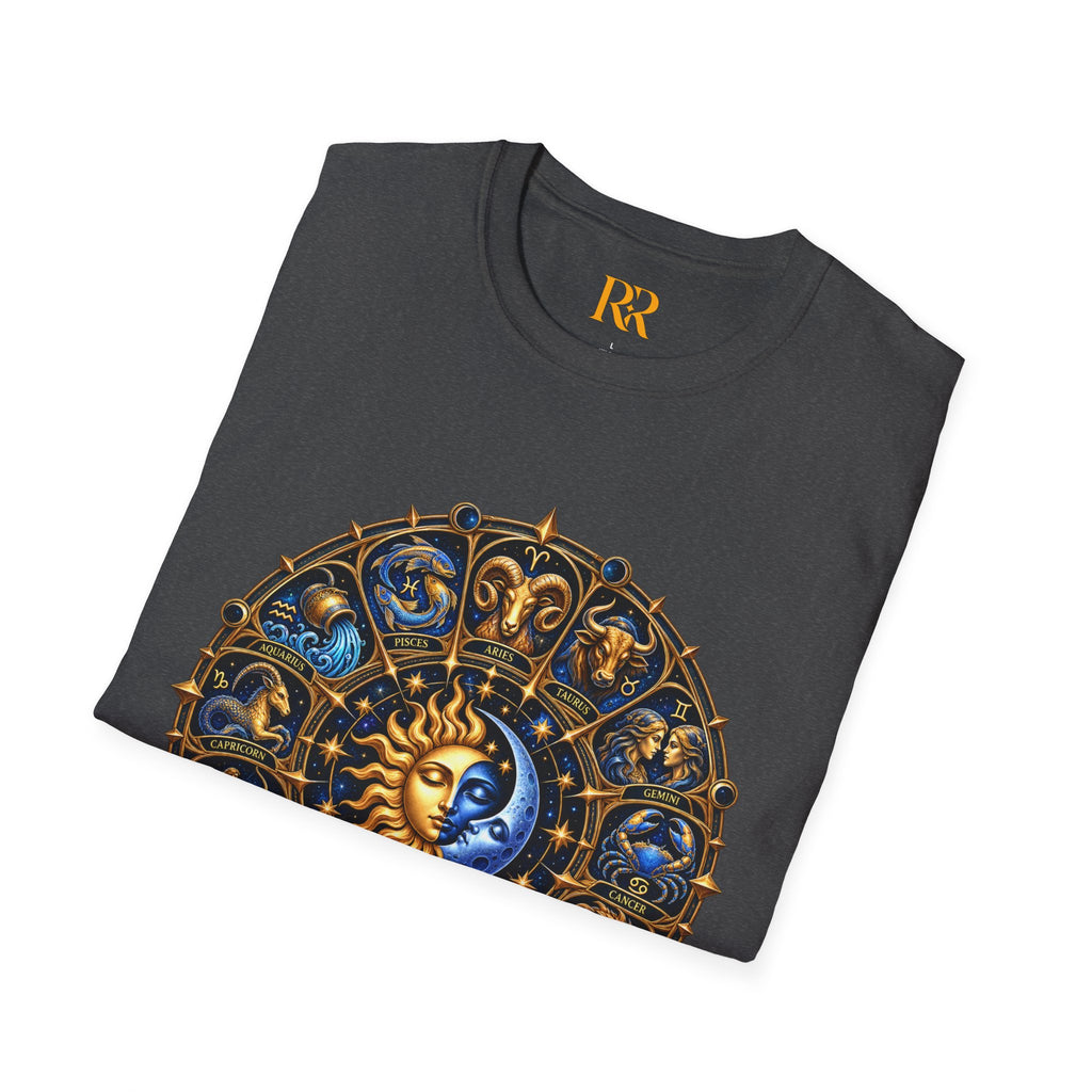 Celestial Sun and Moon Mandala T-Shirt