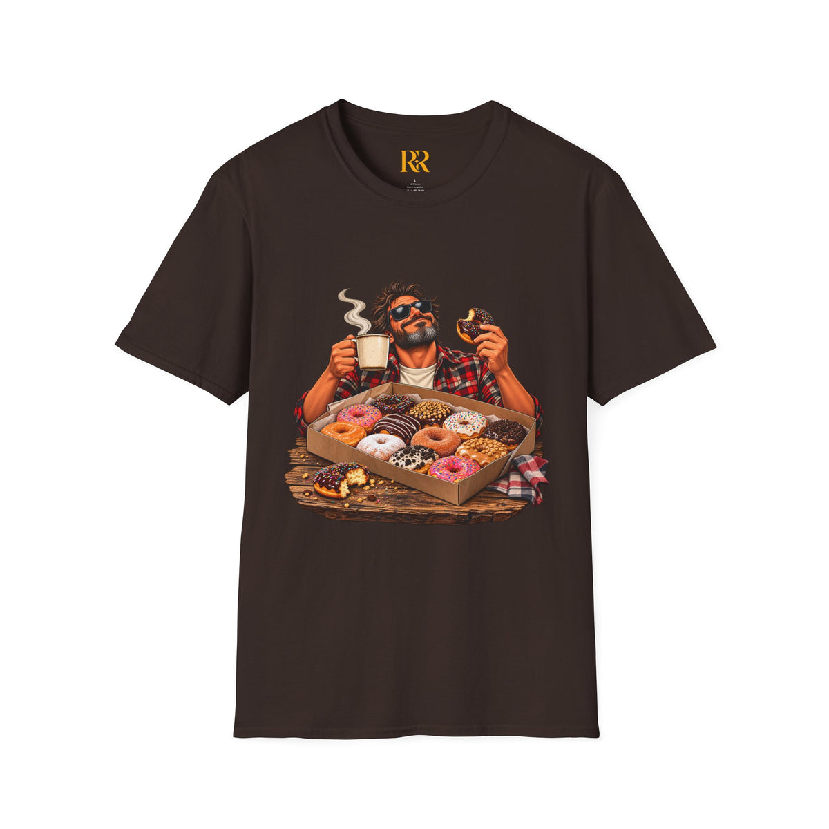 Donut Coffee Lover T-Shirt – Funny Breakfast Food Graphic Tee