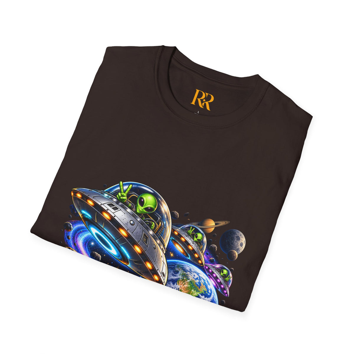 Cosmic UFO Alien Space Adventure T-Shirt
