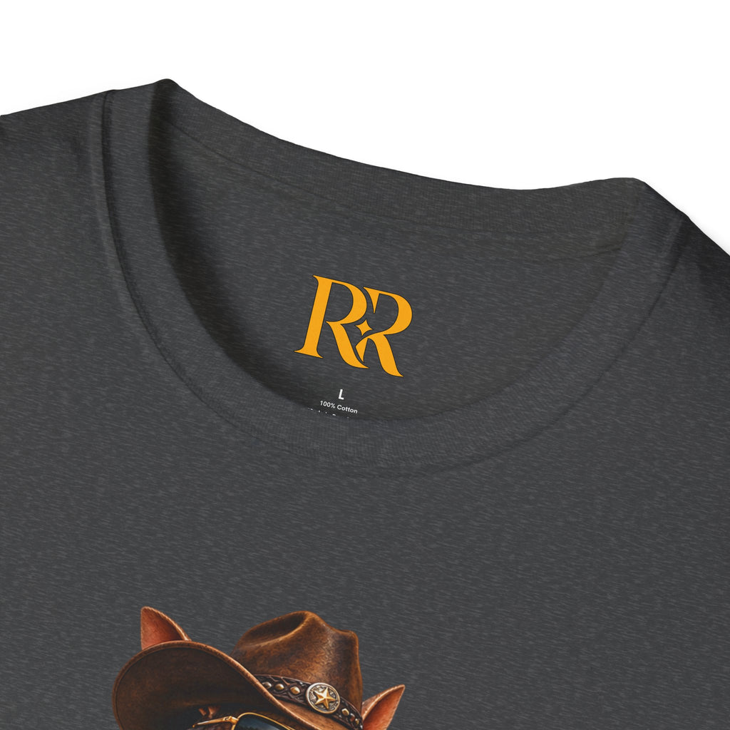Cowboy Armadillo Western Graphic T-Shirt