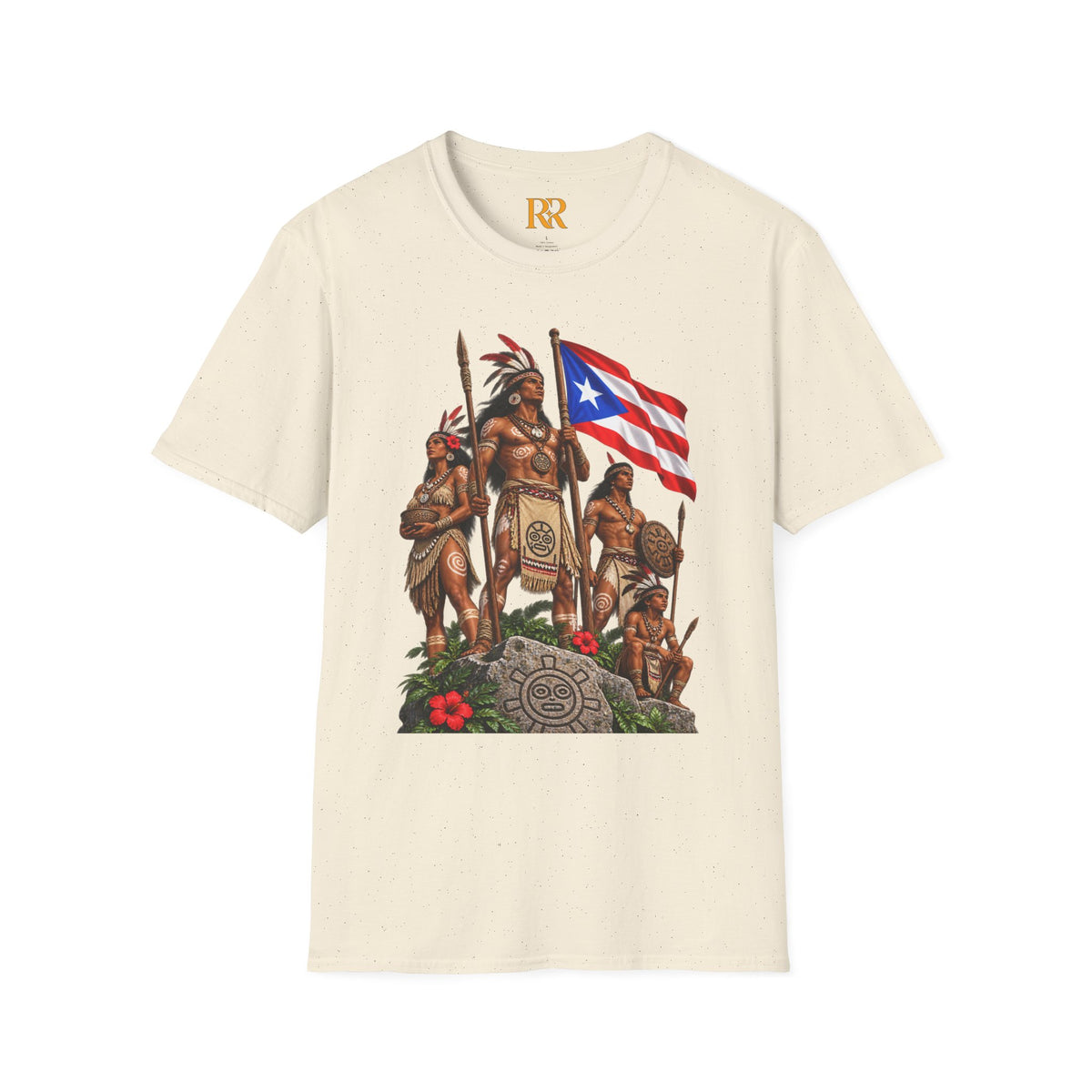 Puerto Rico Taino Heritage Flag T-Shirt